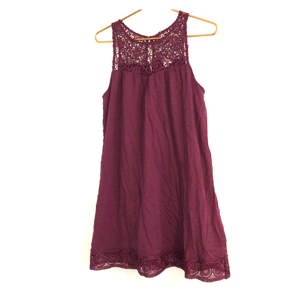 Xhileration plum midi dress